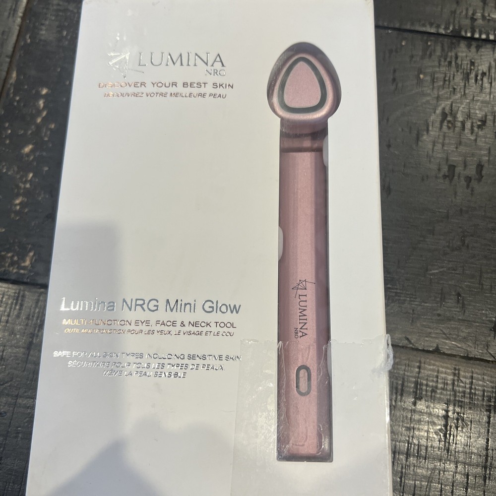 Lumina NRG Mini Glow 6572  Multi-Function Eye, Face & Neck Tool New/Open Box