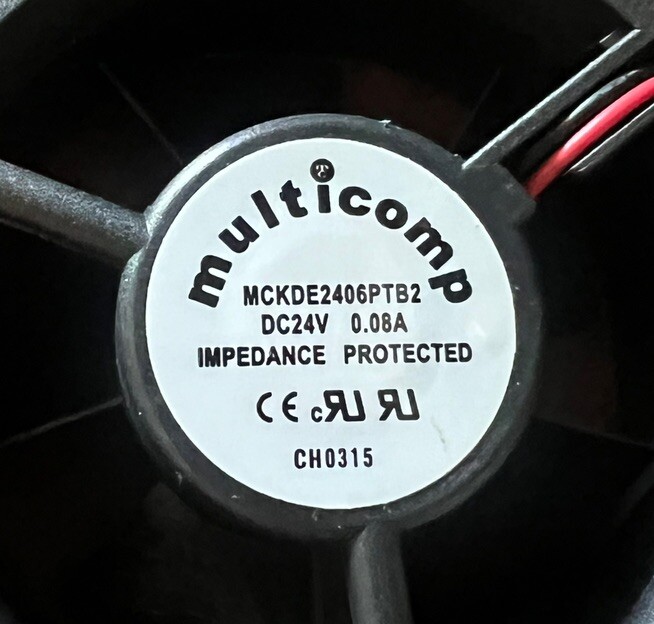 Multicomp MCKDE2406PTB2, DC24V, 0.08A