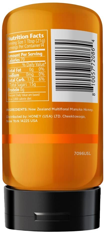MANUKA DOCTOR - Raw Manuka Honey MGO 30+ SQUEEZY, 100% Pure New Zealand Honey. C