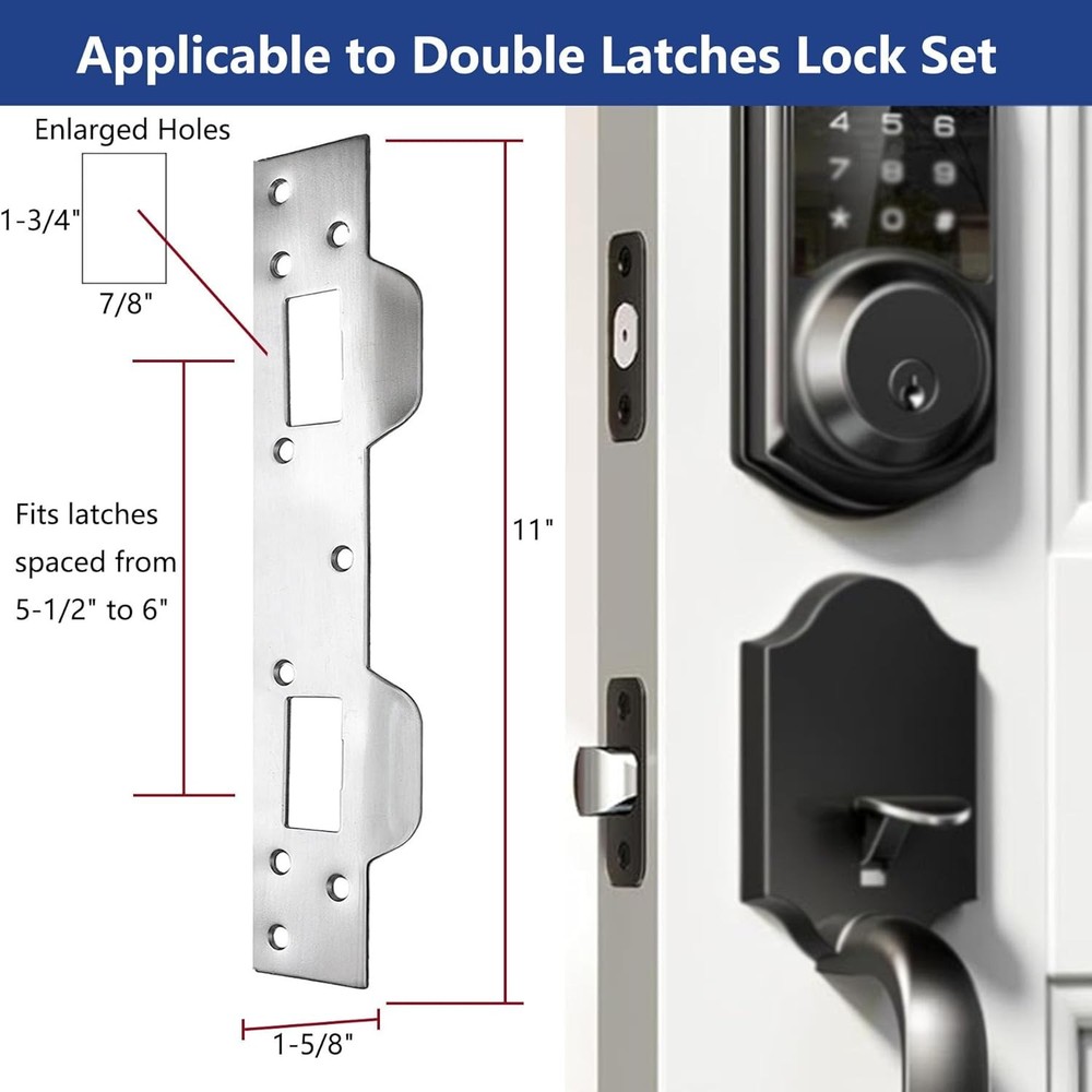 Heavy Duty Door Strike Plate
