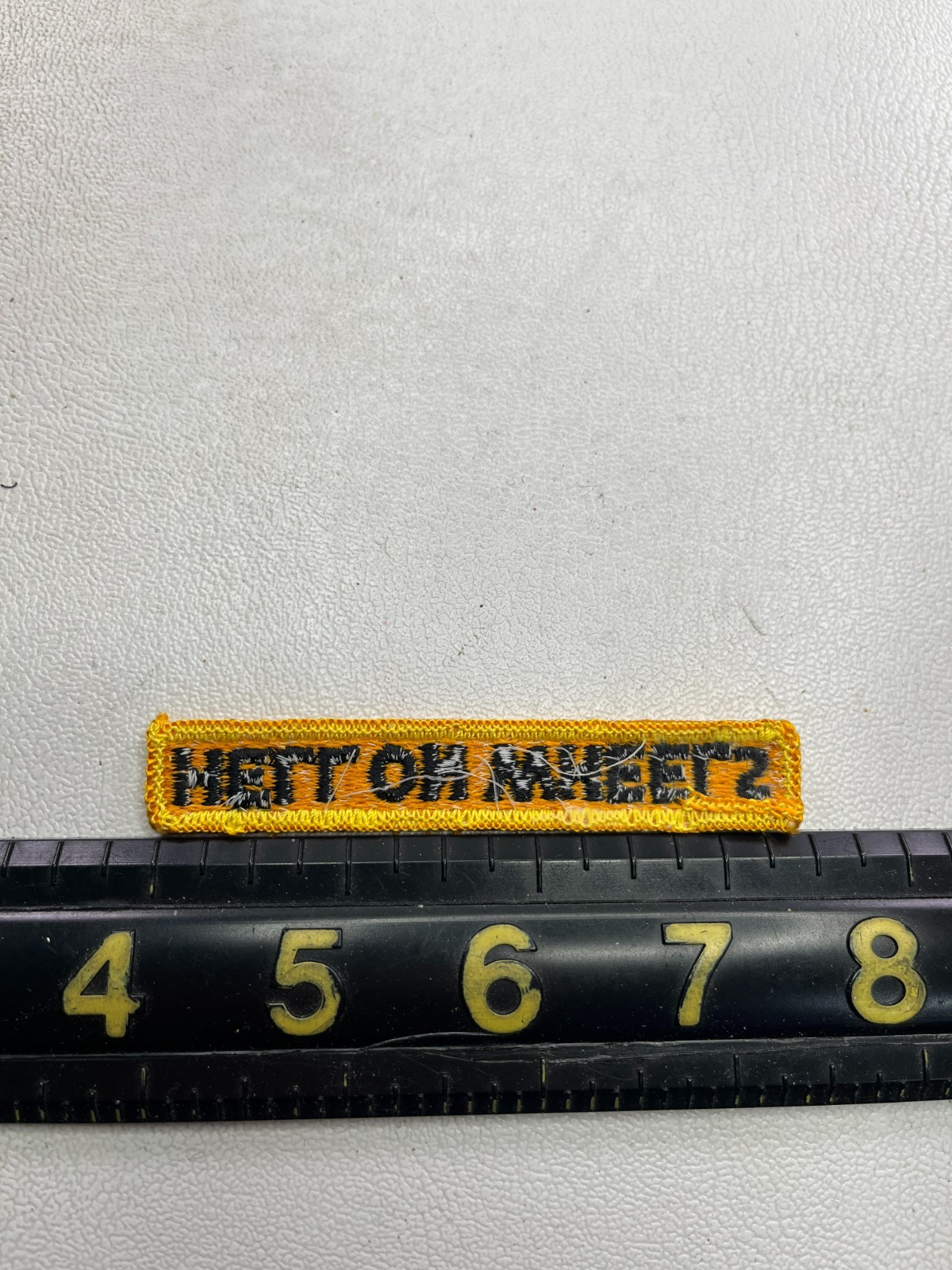 US ARMY Second 2nd Armored Division HELL ON WHEELS Tab Patch (Military) M032