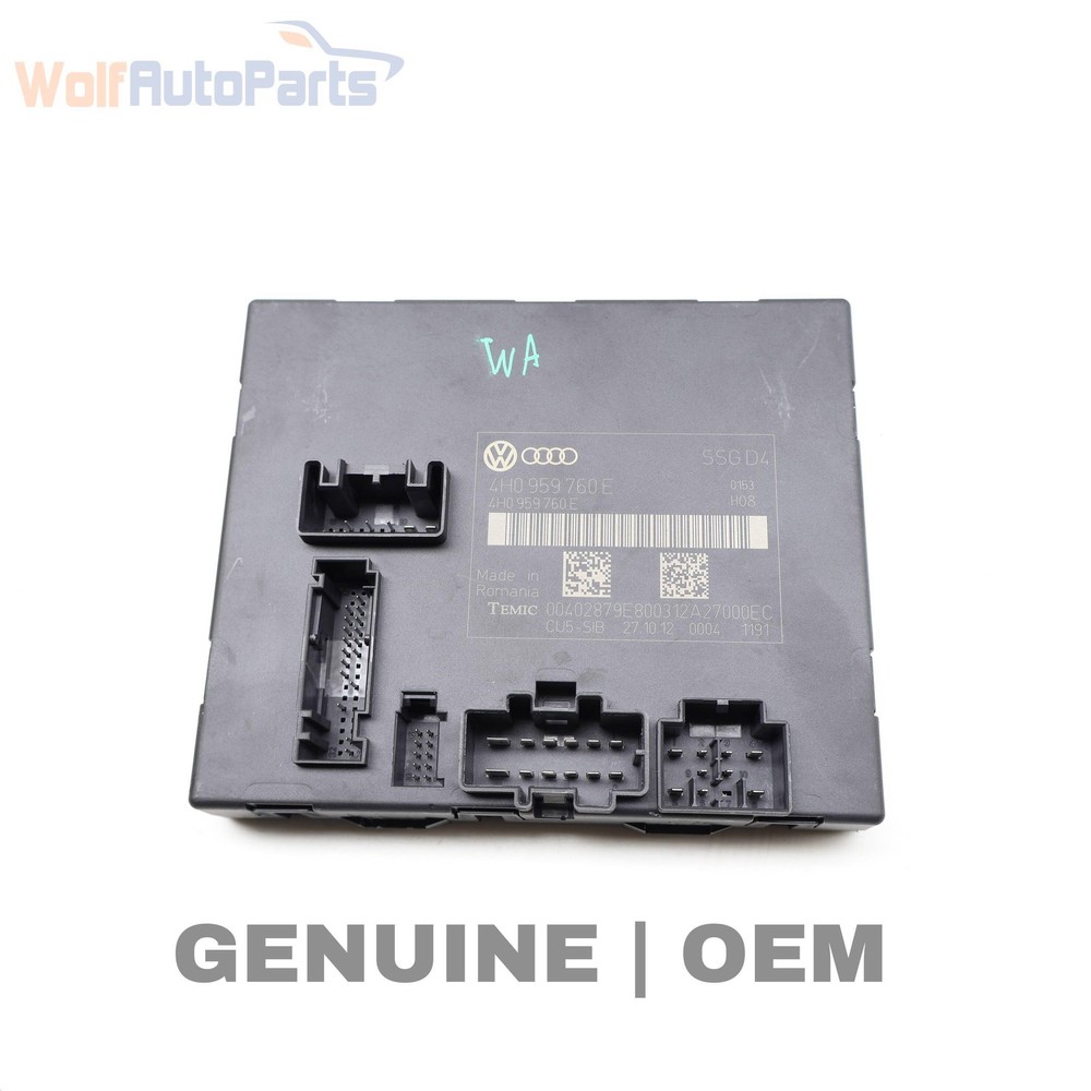 2011-2018 VW TOUAREG - Front SEAT Control Module 4H0959760E