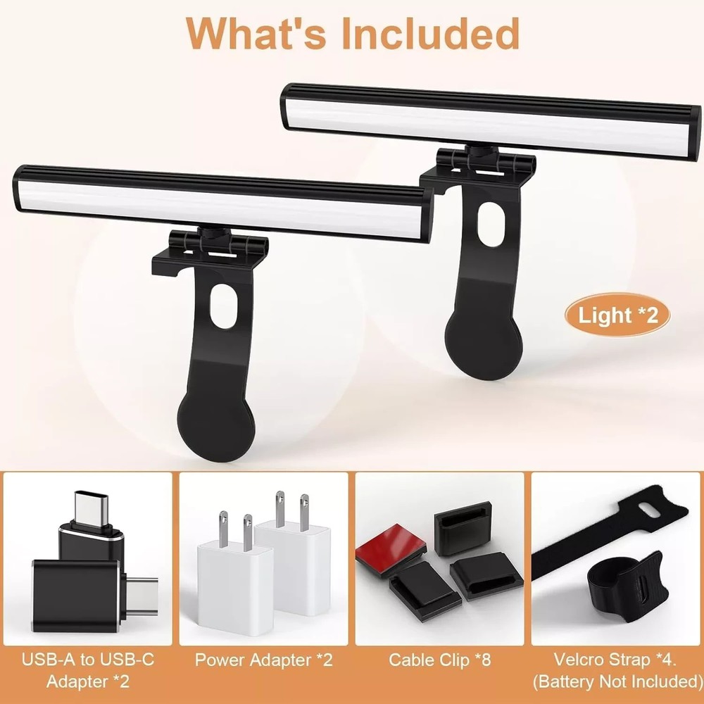 Anautin Video Conferencing Light Bar Two Pack