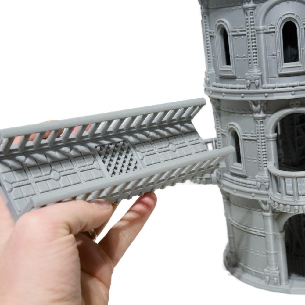 Zorpsector Rome - Sci-Fi Wargaming Communications Tower: 3D Printed
