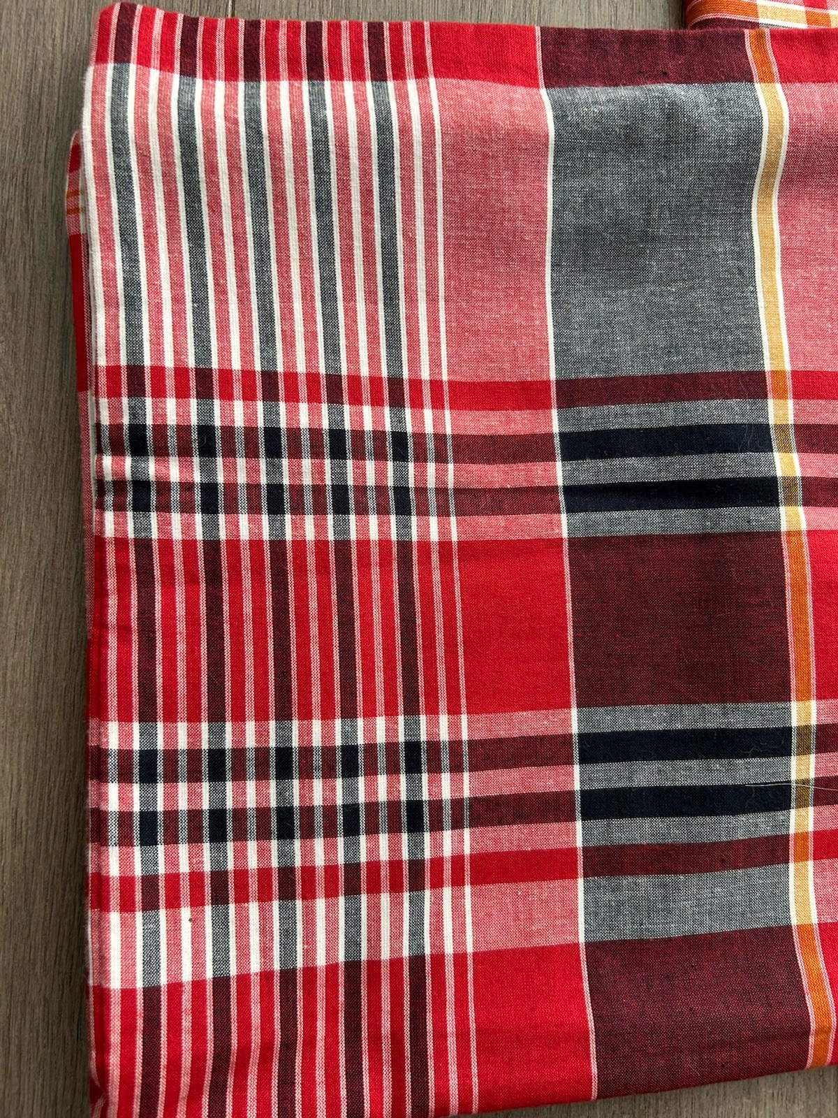 Pottery Barn Quinn Plaid Madras 24" X 24" Pillow Cover,Sham, Cabin Core, NWOT