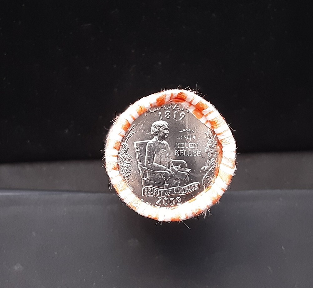 2003-D OBW ALABAMA STATE QUARTER ROLL - K2