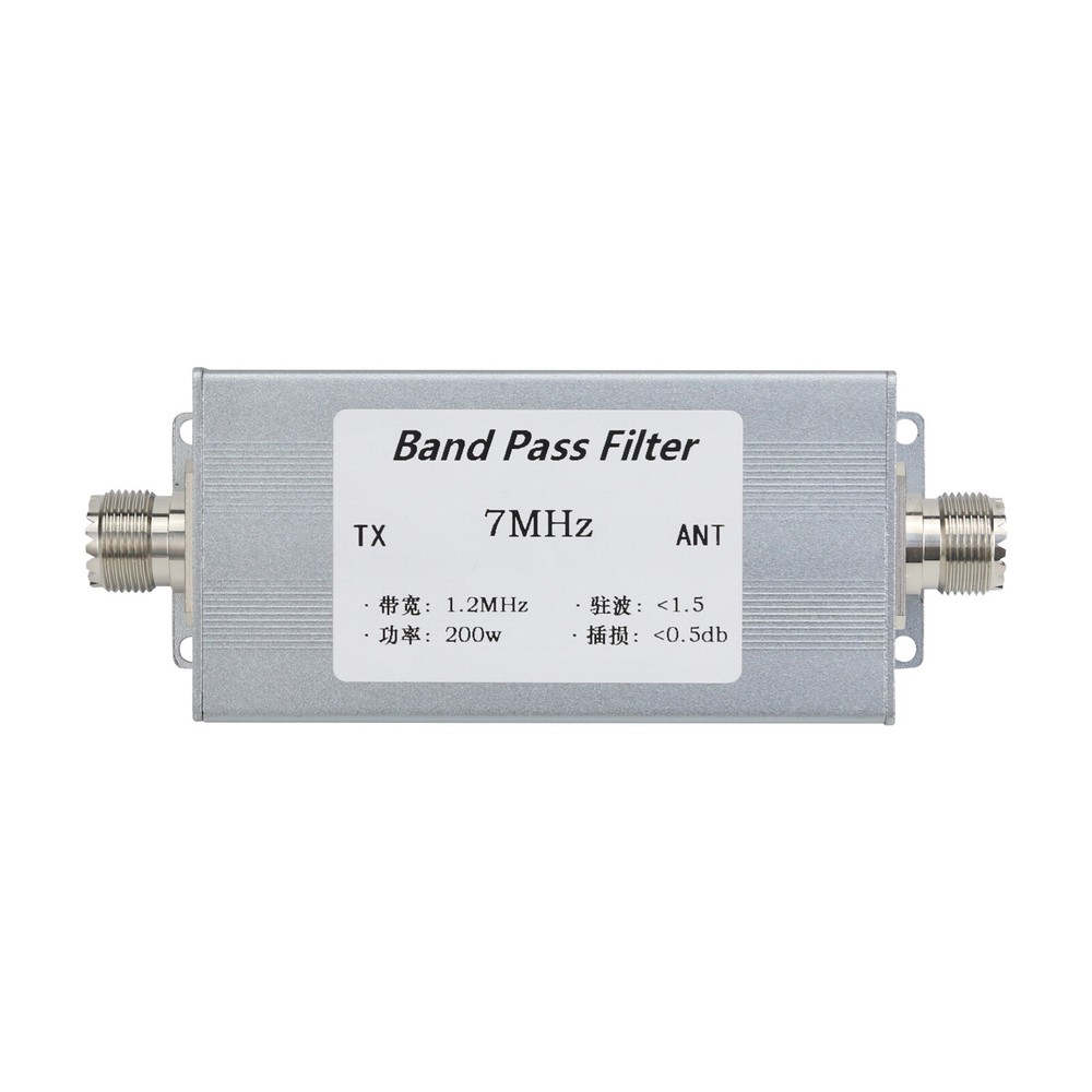7MHz BPF Band Pass Filter Anti-Interference Improved Receiving Sensitivity 200W