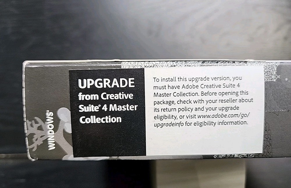 Adobe Creative Suite 5 Master Collection For Windows DVD Full / Upgrade Version