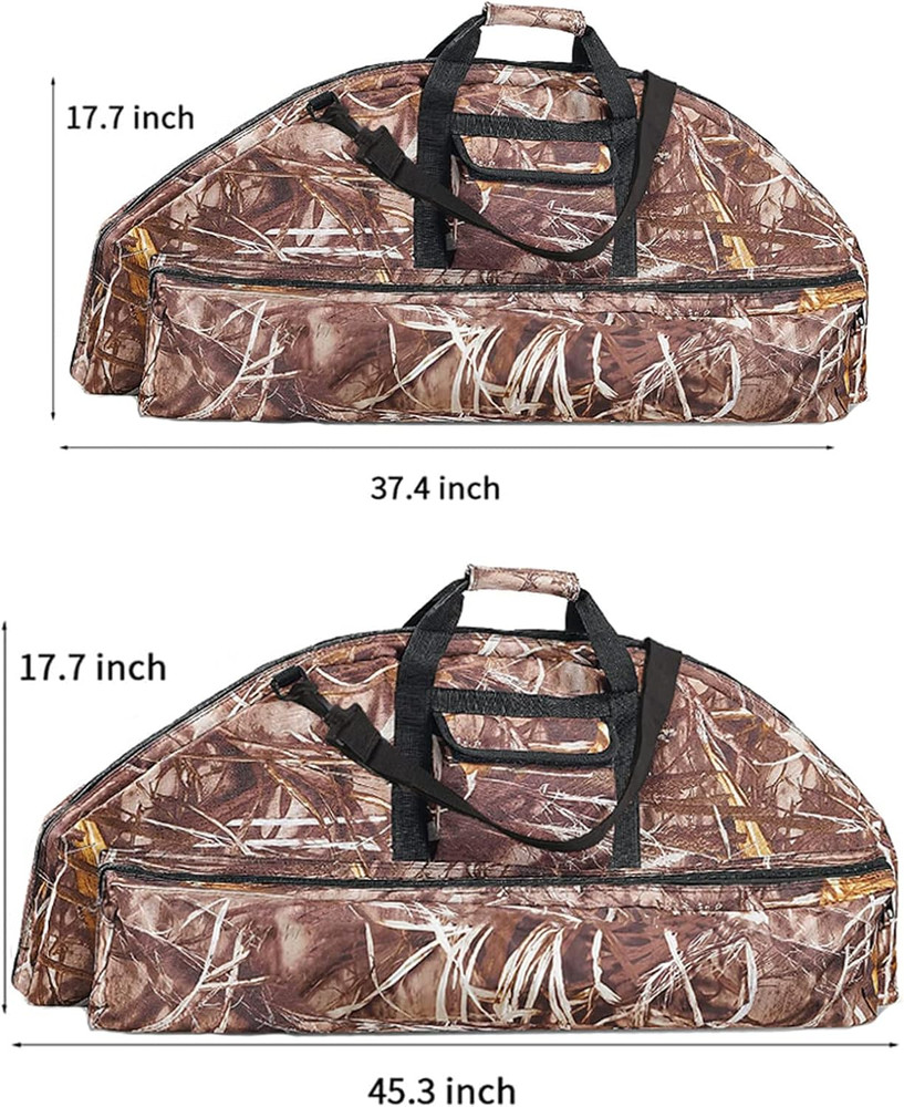 Lightweight Compound Bow Case 600D Water-Resistant Archery Backpack Bag