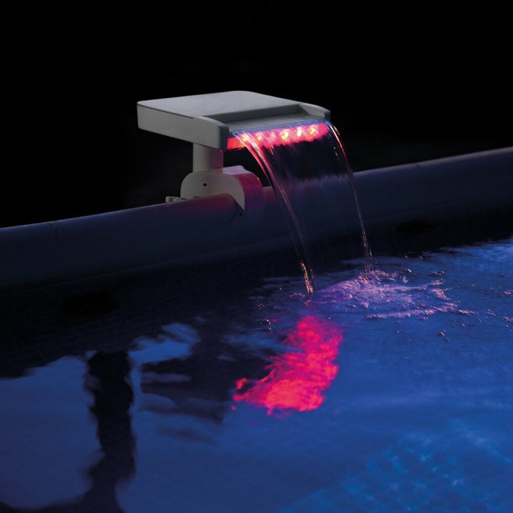 Intex Multi-Color LED Waterfall Cascade - White (28090E)