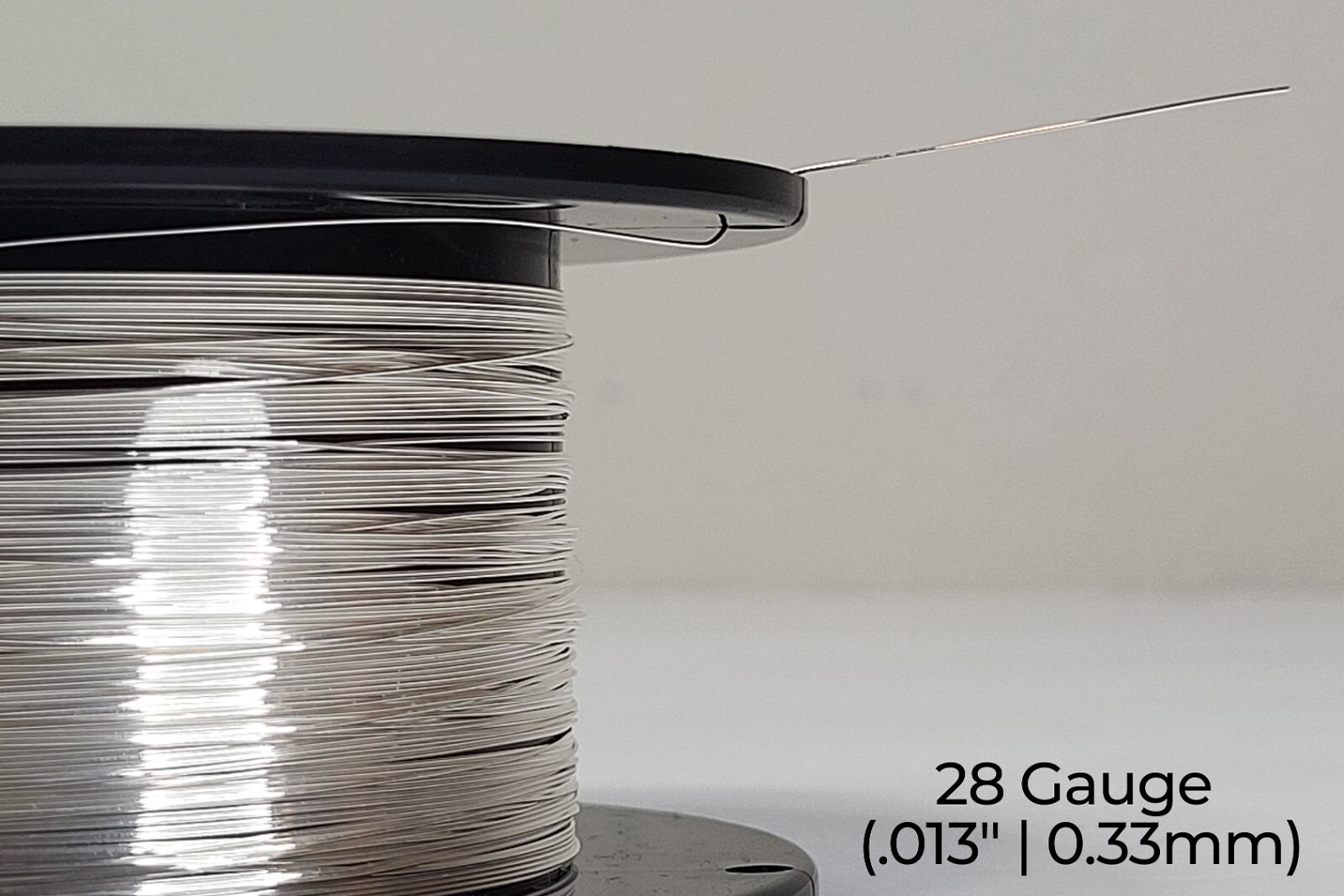 925 Sterling Silver Wire | Round | Half Hard | 10-30 Gauge | 1-10 ft | USA