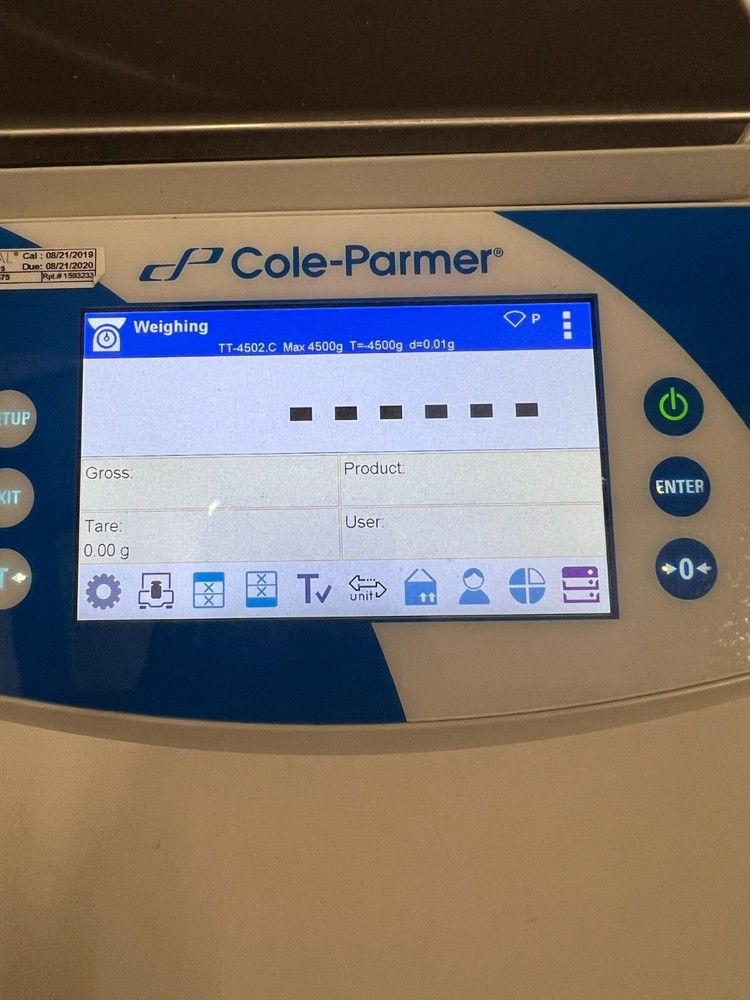Cole Parmer TT4502.C 4500 G Digital Scale