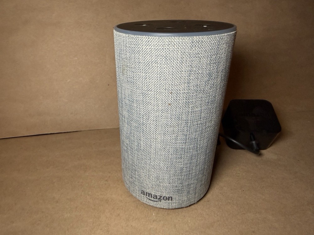 Amazon Echo 2nd Gen XC56PY Smart Speaker w/ Power Cord | Tested