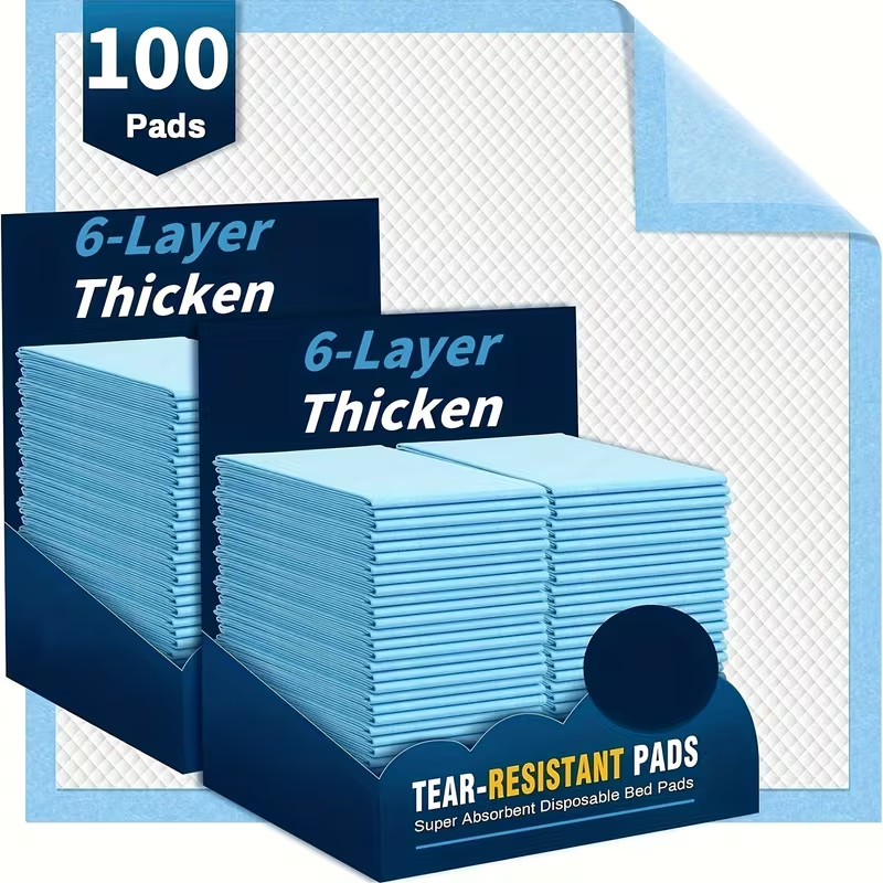 Dog and Puppy Training Pads, X-Large 28x36 inches 100 Count Dog Pee Potty