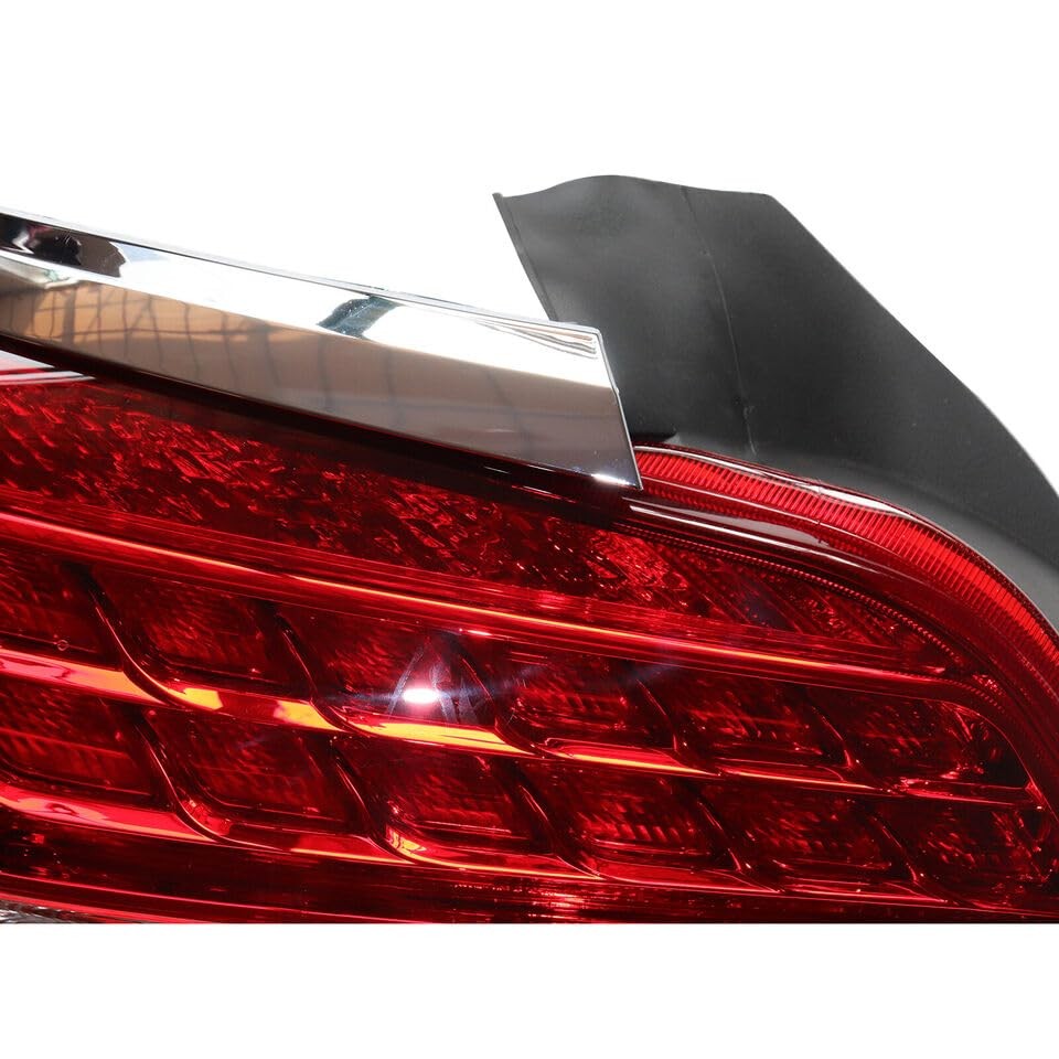 2014-2016 LaCrosse LED Tail Light Chrome Housing Red Lens Left Driver Side