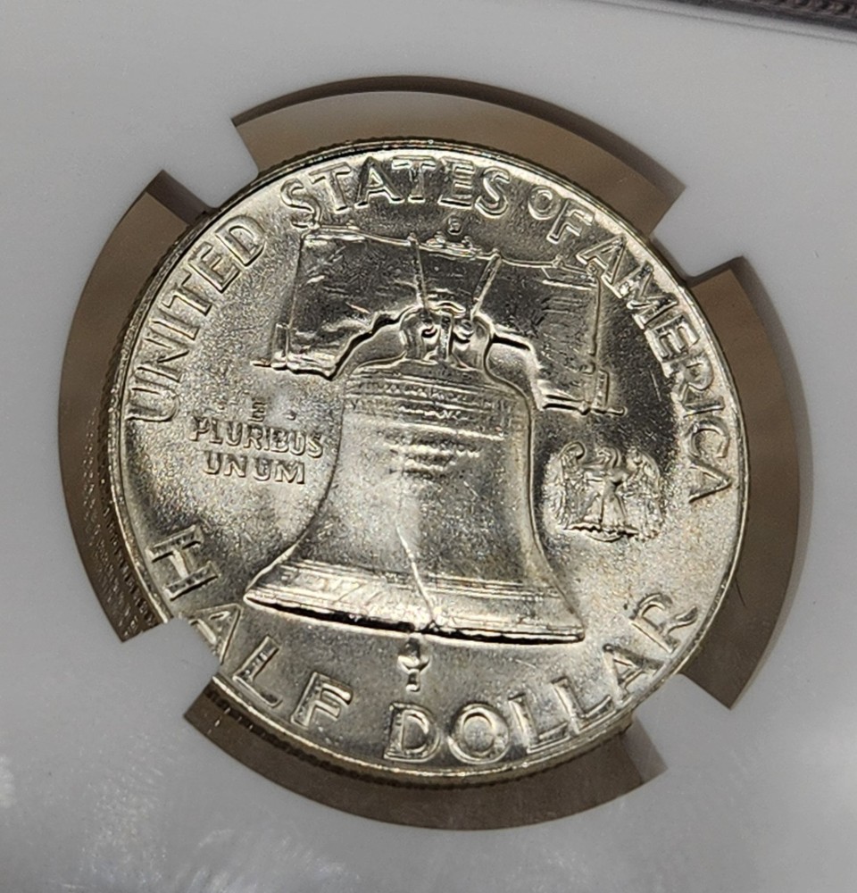 WPCoins ~ 1963-D Franklin Half Dollar NGC MS-64