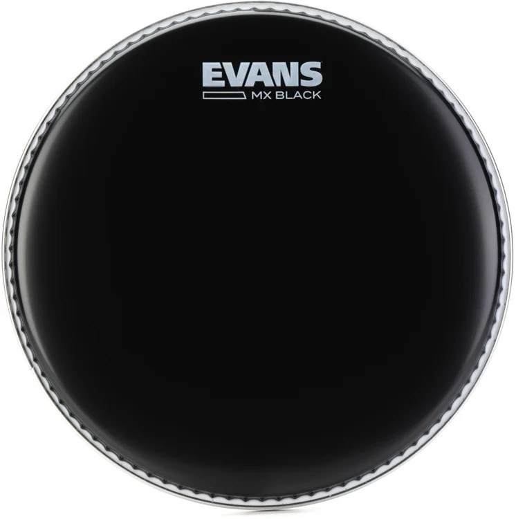 Evans MX Black Marching Tenor Drumhead - 10 inches