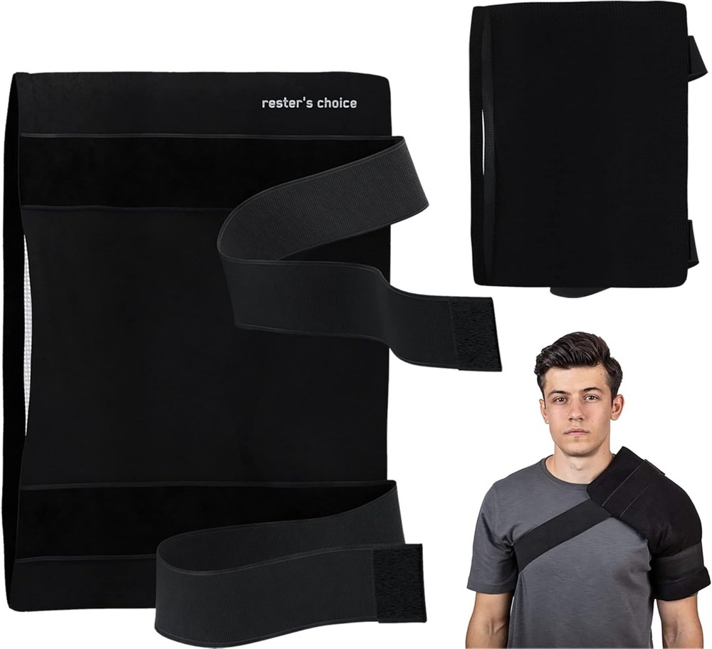 Resters Choice Ice Pack Wrap Holder with Adjustable Straps for Large Ice Pack...
