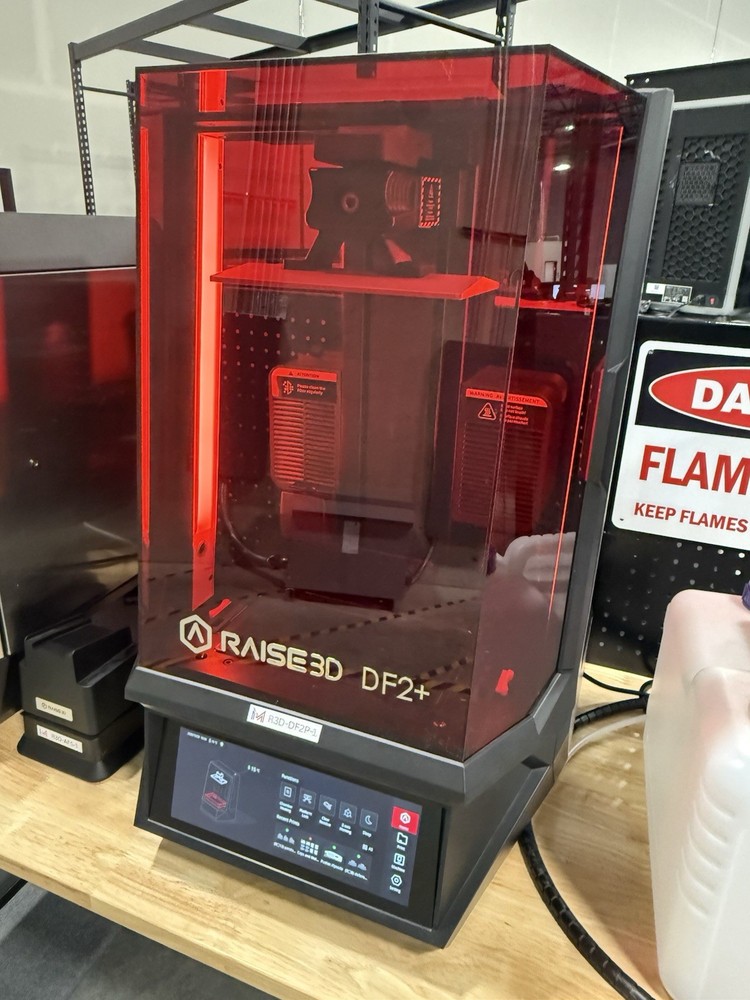 Raise3D DF2 Plus Resin 3D Printer + Wash & Cure System Complete Setup Kit