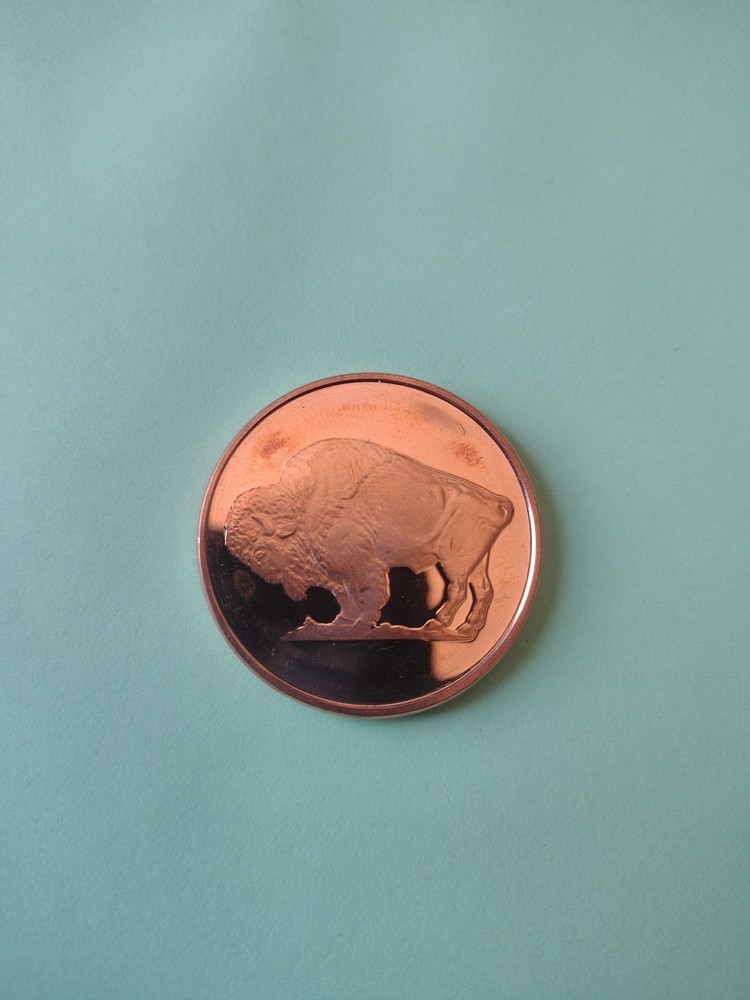 1 Oz Copper Proof Buffalo Round