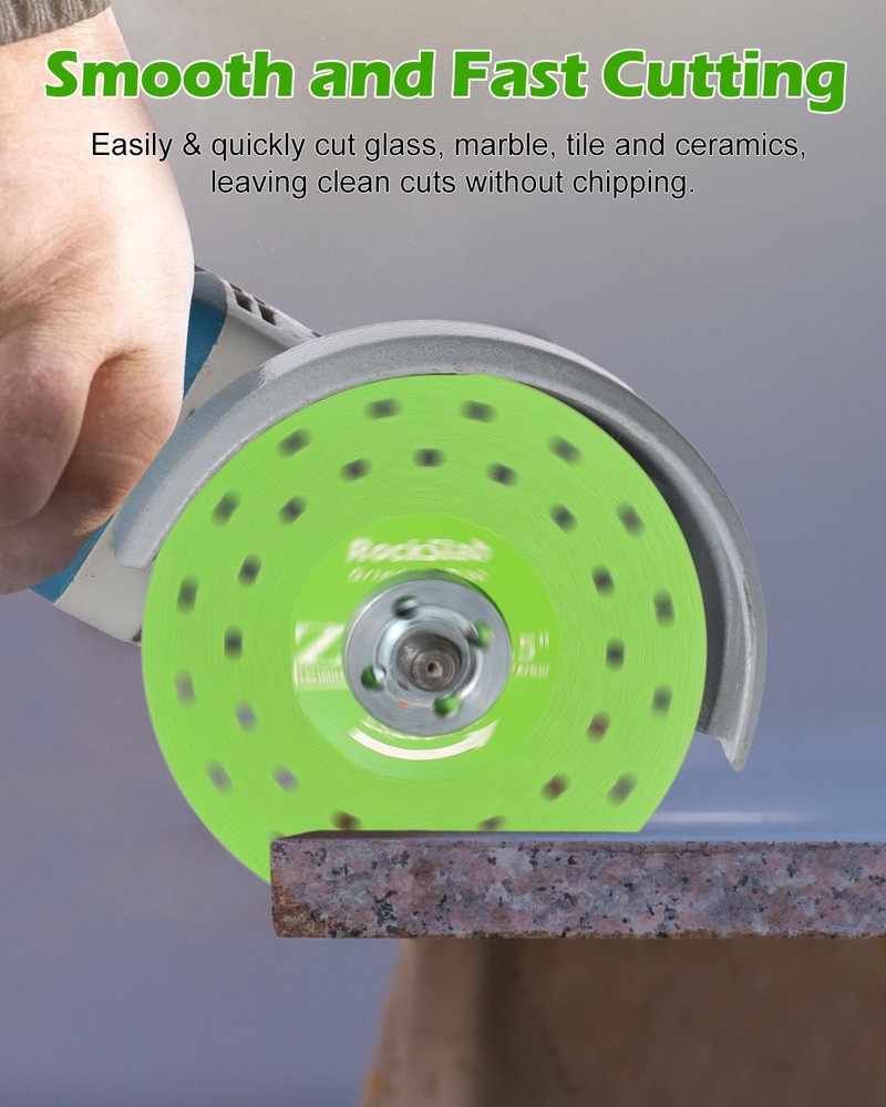 .'' Rock Slab Grinding Disc, .'' Diamond Ultra Width Tile Blade /'' Arbor, Pcs