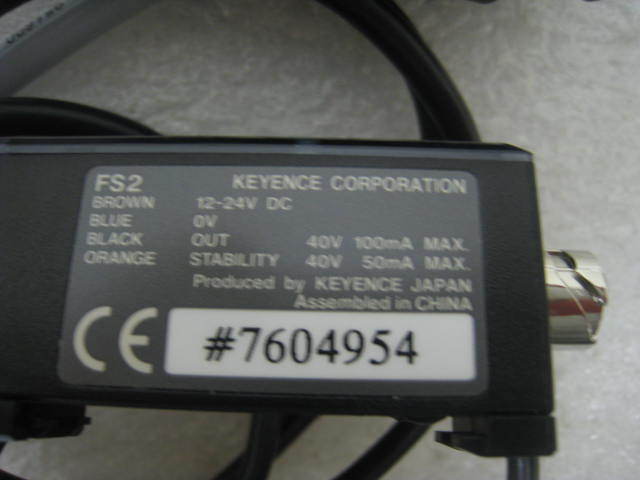 Keyence FS2-62 photoelectric sensor