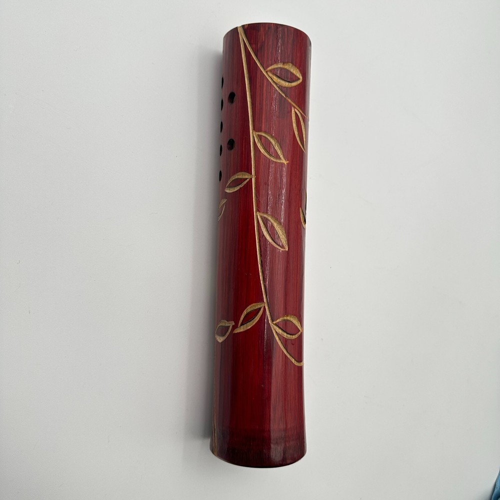 Bamboo Carved Incense Burner / Holder