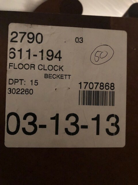 Howard Miller Grandfather Clock