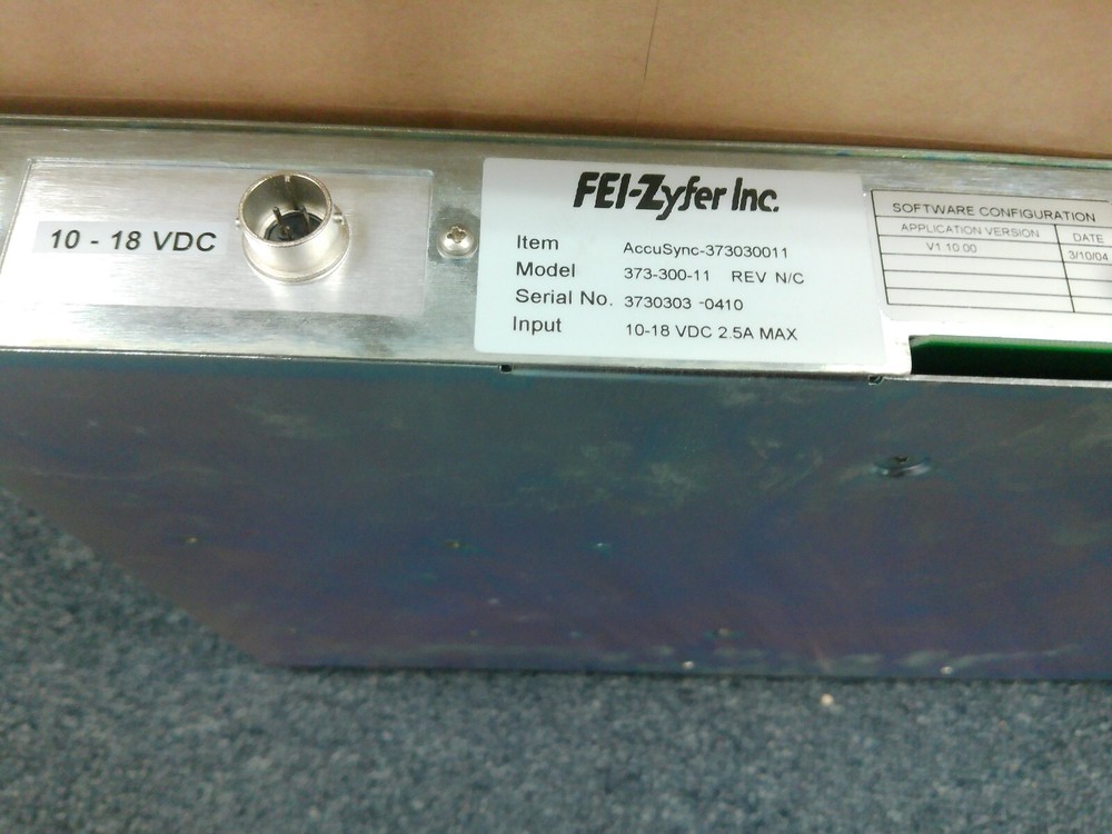FEI-Zyfer AccuSync 373-300-11 GPS Synchronized Time Frequency