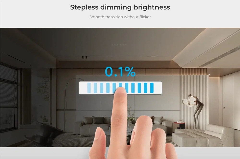 Miboxer 4-Zone Brightness Panel Remote White