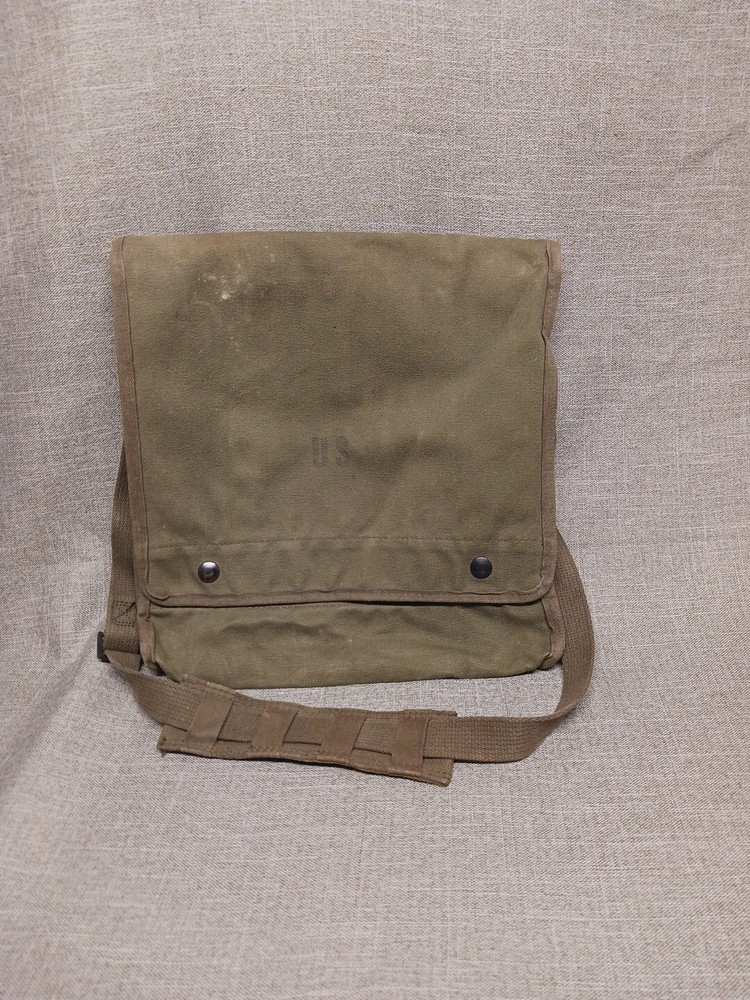 US Military Canvas Map & Photograph Case with Strap OD-7