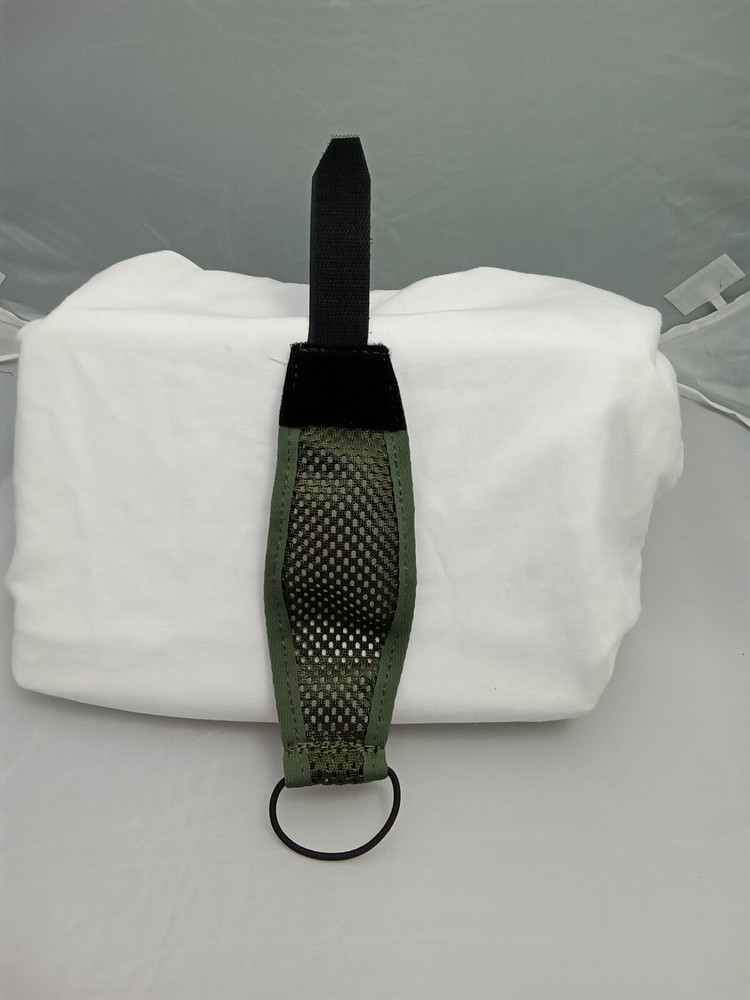 concealment watch cover OLIVE mesh "hook and loop" closure