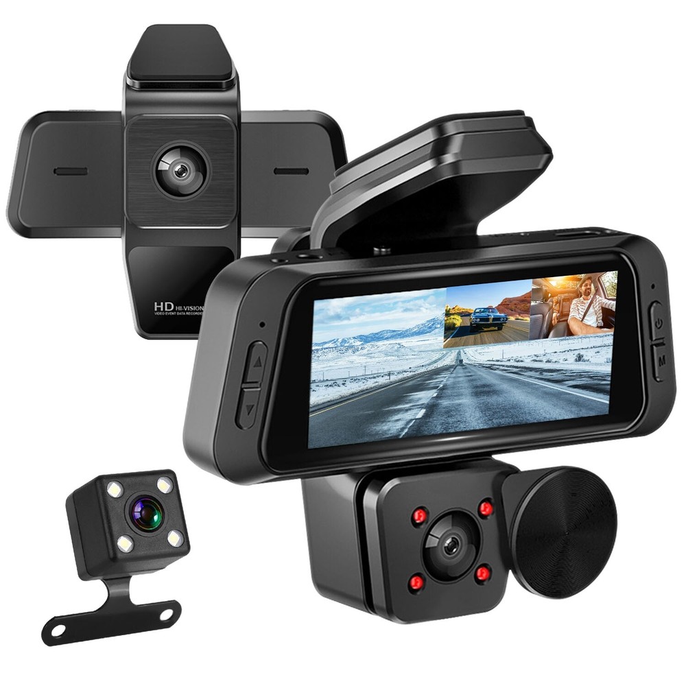 1080P HD Dash Cam Car Front Rear Camera Motion Detection Night Vision & G-Sensor
