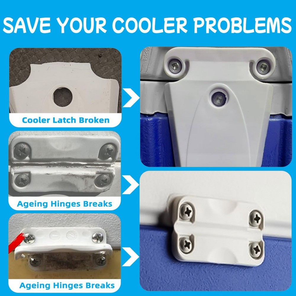 Comprehensive for Igloo Cooler Maintenance Parts Set - Plastic Hinges & Latches