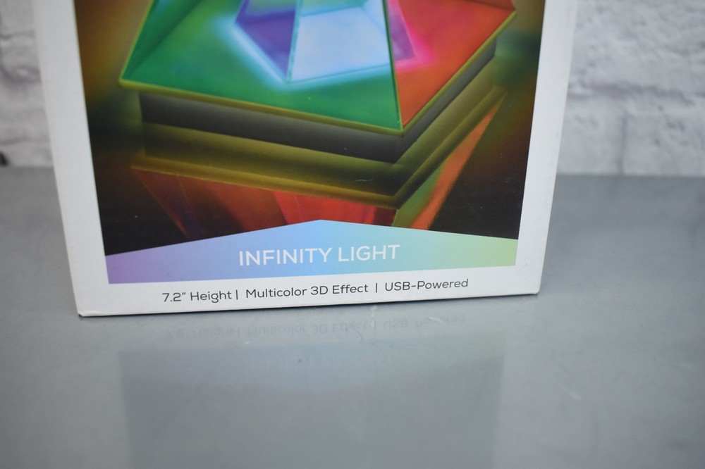 West & Arrow Infinity Light Multi-Color 3D Effect Projector USB Powered NEW