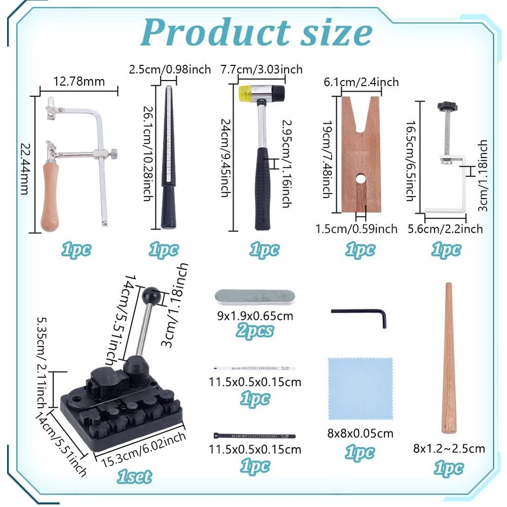 Ring Bender Tool Kit for Spoon Rings DIY Spoon Ring Maker Machine Spoon Heavy...