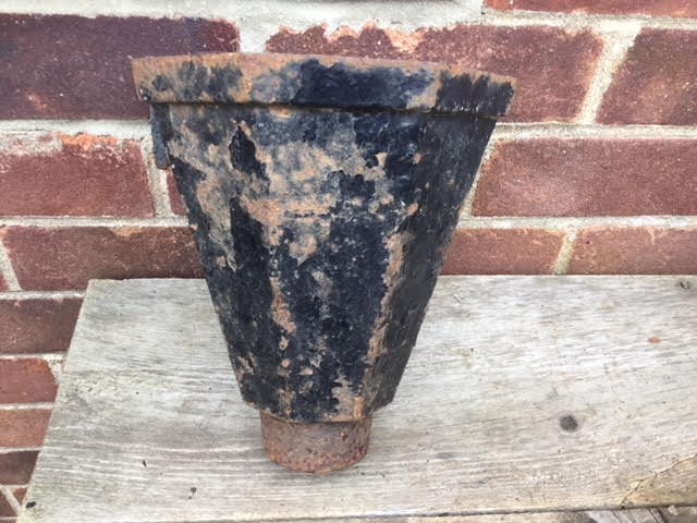 CAST IRON RAIN HOPPER,GARDEN/FEATURE/PLANTER(U)