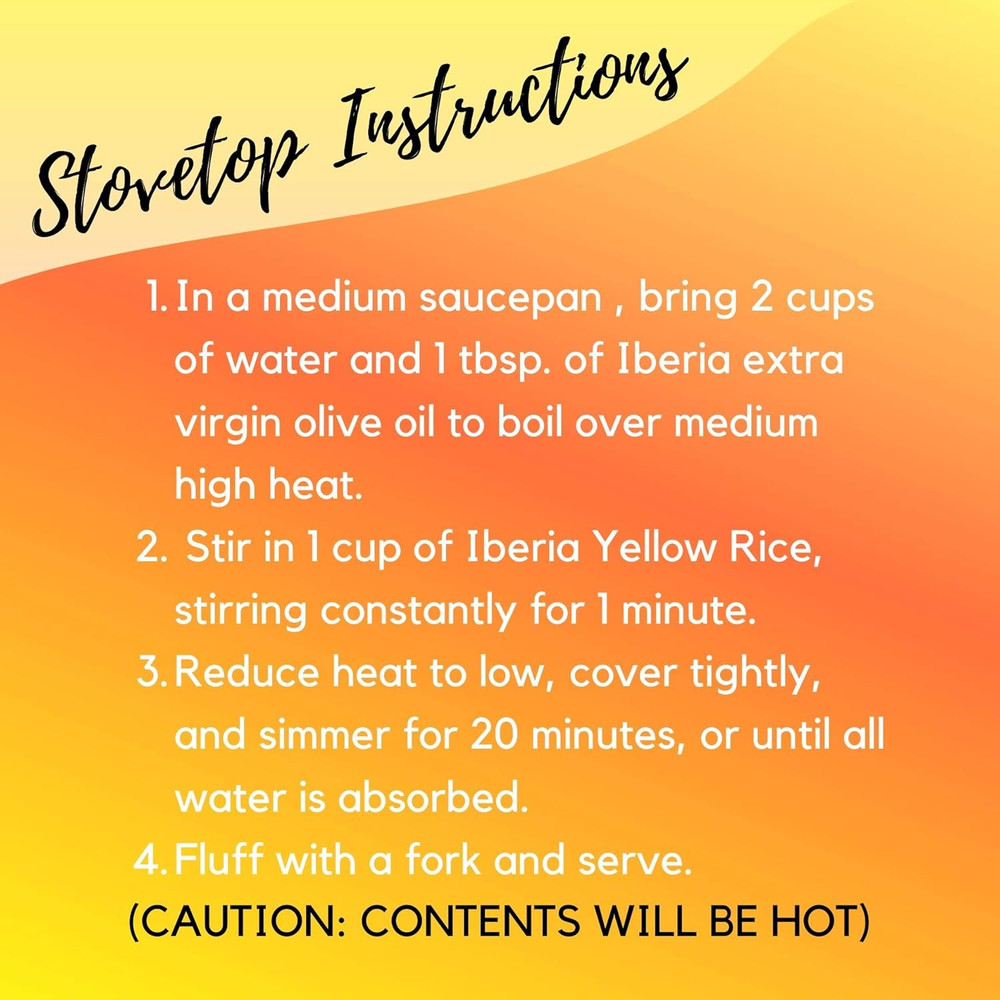 Spanish Style Yellow Rice, 3.4 Lbs.