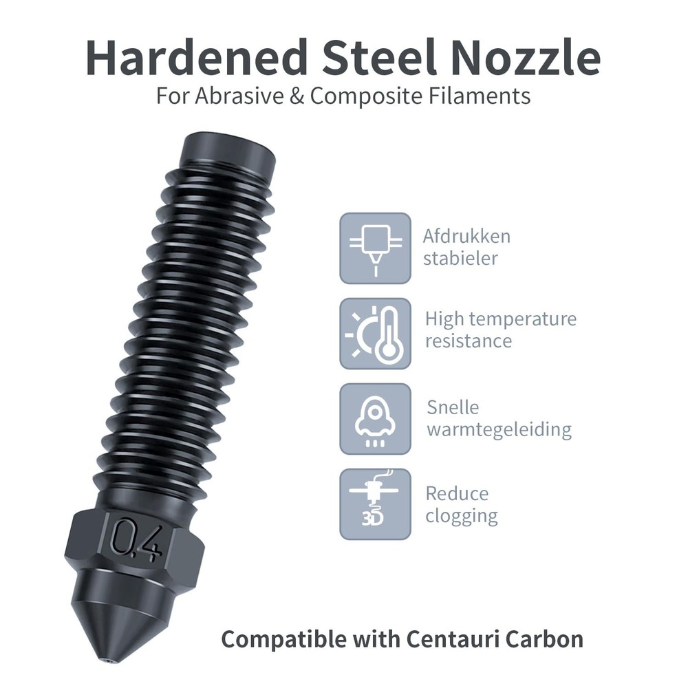 Precision 6PCS Nozzle Kit for Elegoo Centauri 3D Printers - High Flow & Durable