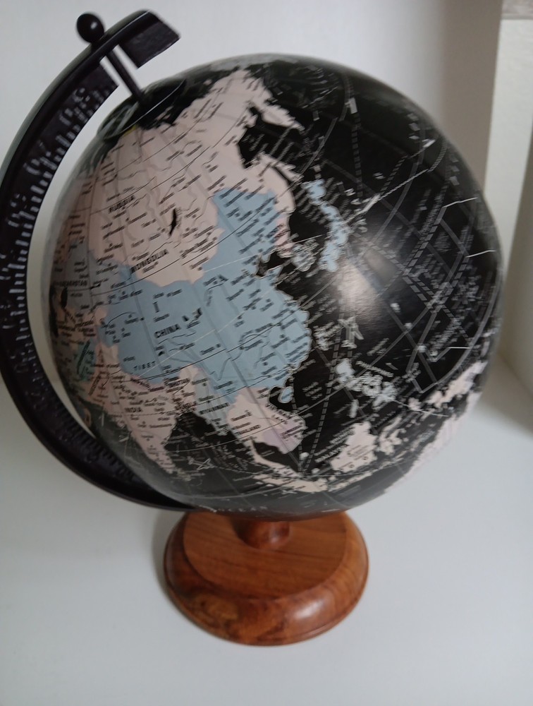 Pottery Barn Decorative Black Mini Globe