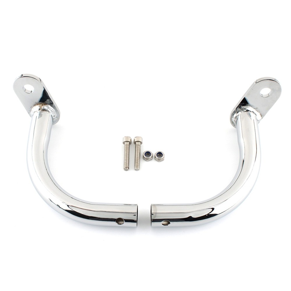 Chrome For 93-13 Harley Electra Glide Saddlebag Guard Eliminator Support Bracket