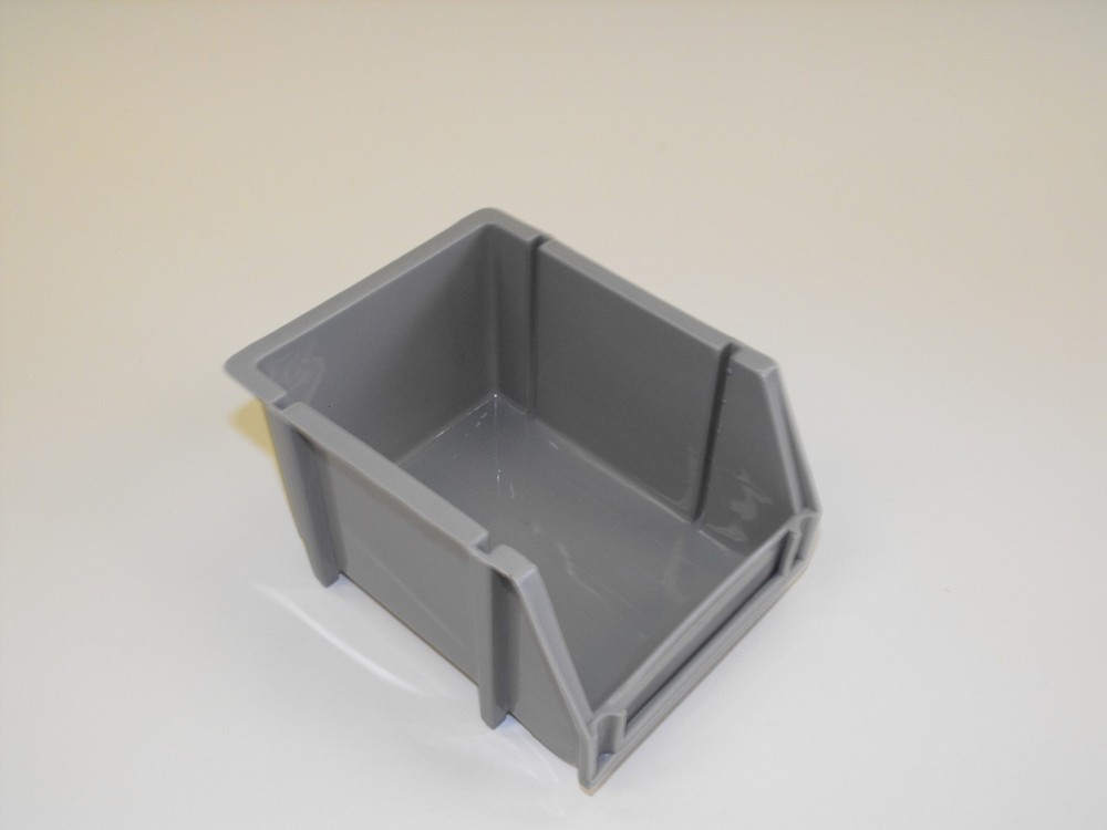 2 Replacement Grey Bins For Harbor Freight 20 Bin Wall Mount Stackable Storage