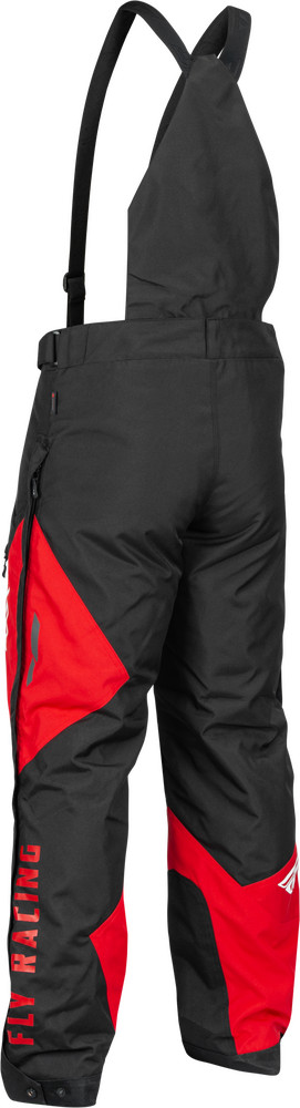 Fly Racing SNX Pro Snow Bib (Black/Red, Medium)