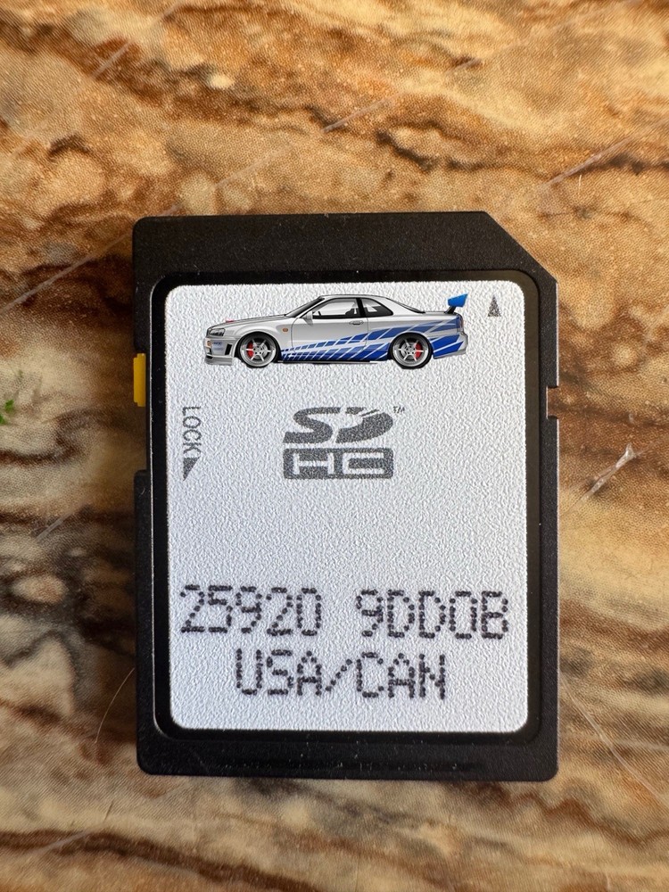 Navigation Sd Memory Card Map 25920-9DD0B