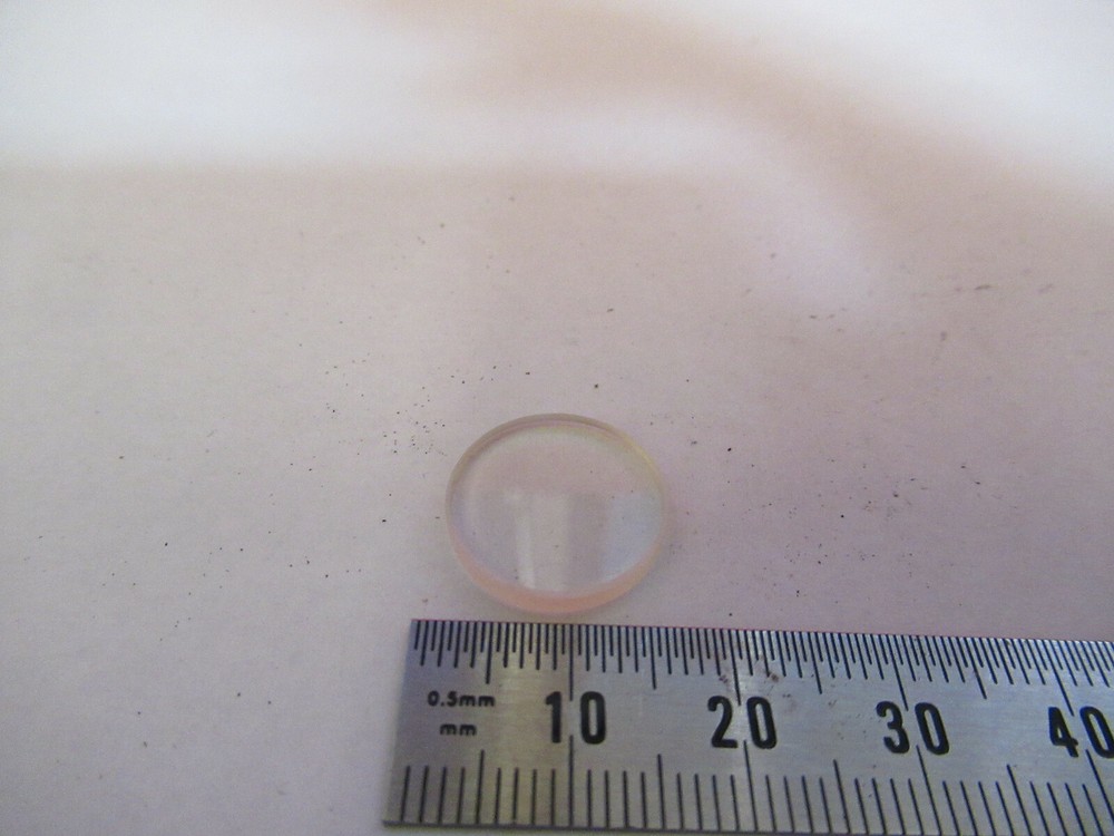 OPTICAL FLAT ZERODUR MINI LENS OPTICS AS PICTURED &3K-FT-42