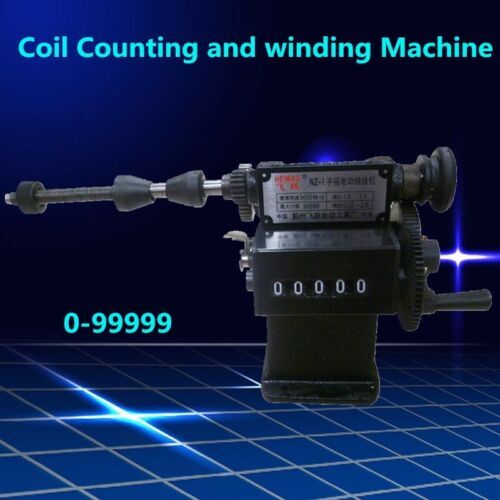 Dual Purpose Manual Coil Winder Machine Counter Wire Coil Winding Tool 0-99999