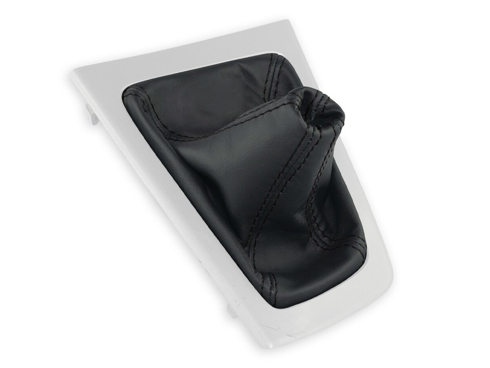 FOR FORD FOCUS 3 2011-2014 GEAR SHIFT BOOT GAITER LEATHER STITCHING BLACK