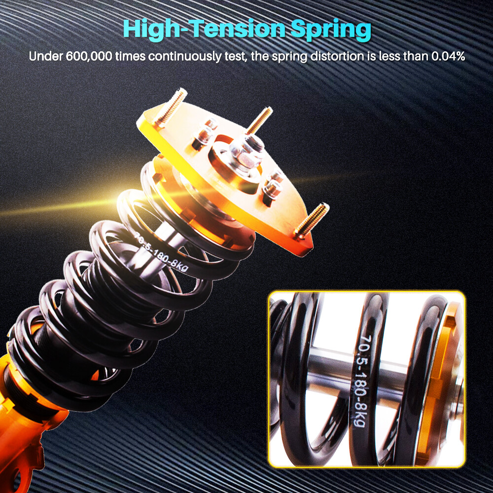 Adjustable Coilovers Struts Lowering Kit For Toyota Corolla 87-02 E90 E100 AE92