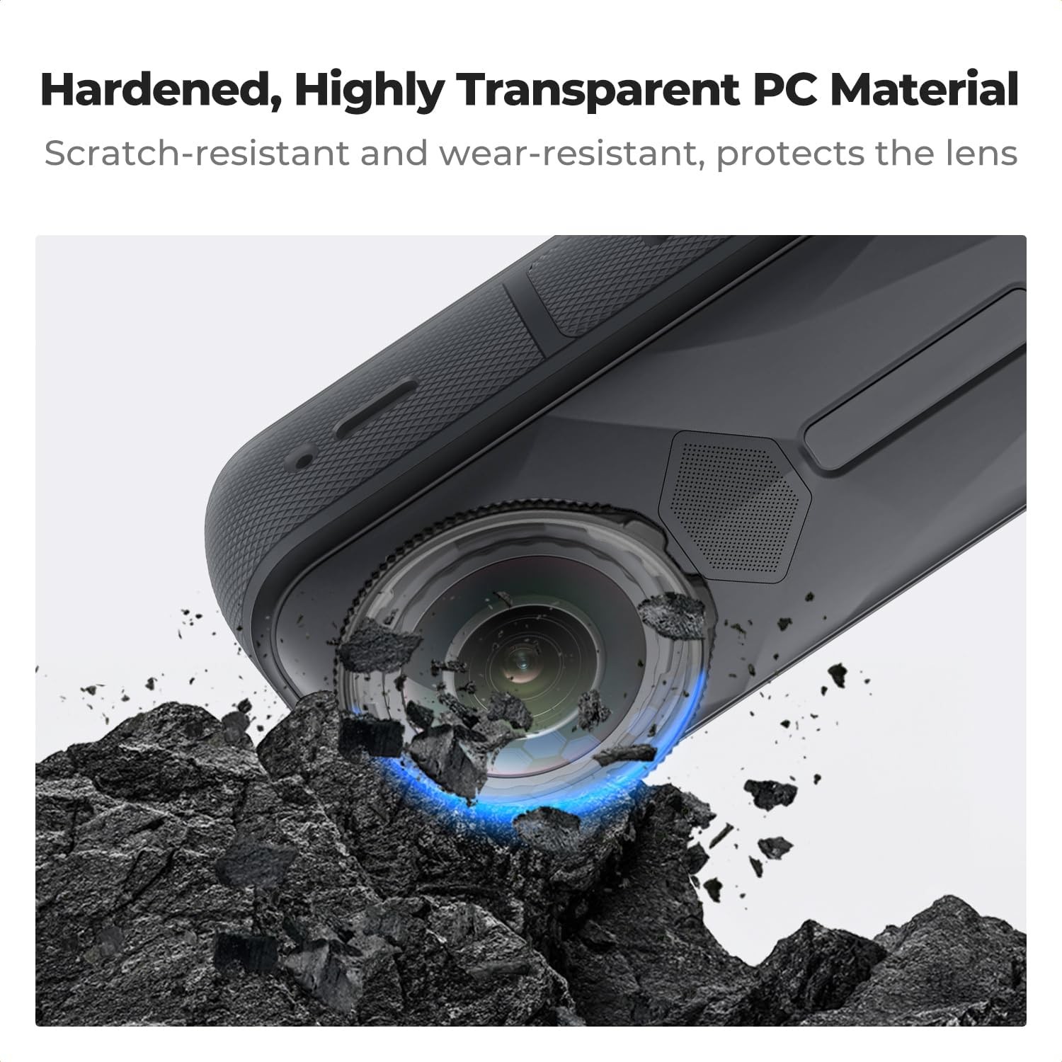 K&F Concept Insta360 X5 Standard Lens Guard w/ Screen Protector Anti-Scratch Cap