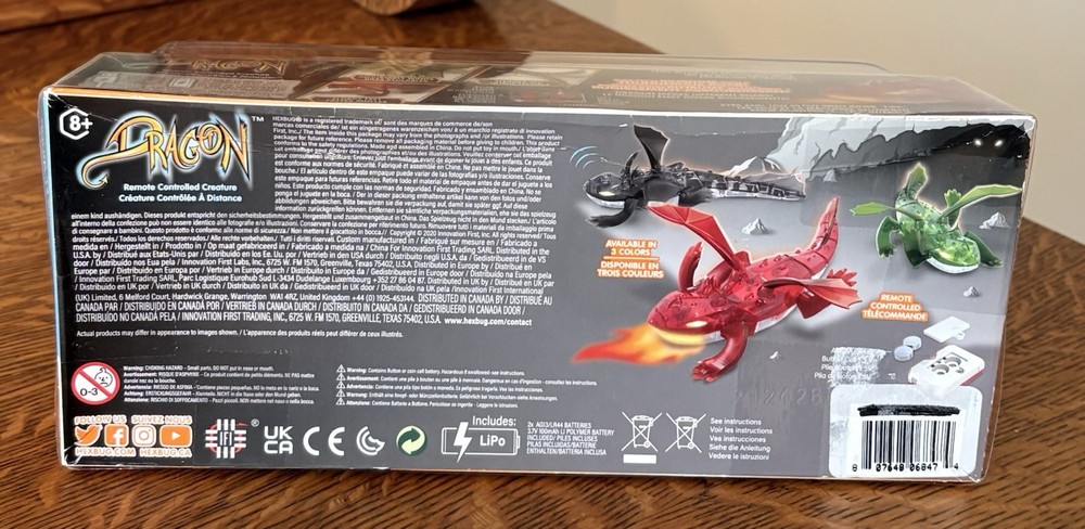 HEX BUG Dragon Remote Controlled Creature NEW NIP